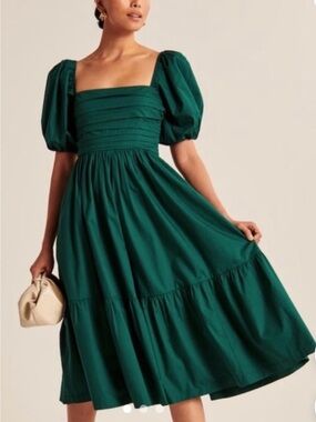 Abercrombie & Fitch | Dresses | Abercrombie And Fitch Giselle Pleated Maxi  Dress | Poshmark